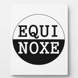 Placa Expositora équinoxe noir et blanc