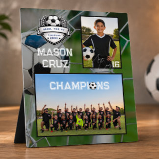 Placa Expositora Equipo de Fútbol | Compañero de Memoria Fotográfic
