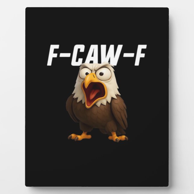 Placa Expositora Equipo divertido F-Caw-F (Frente)