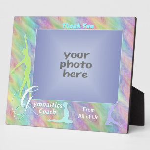 Placa Expositora Equipo Gracias Por Entrenador De Gimnasia