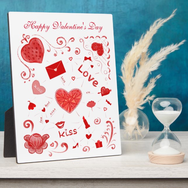 Placa Expositora Eres AMADO. Feliz día de San Valentín para los ami (Lado)