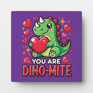 Placa Expositora Eres Dino-Mite - El día de San Valentín de dinosau