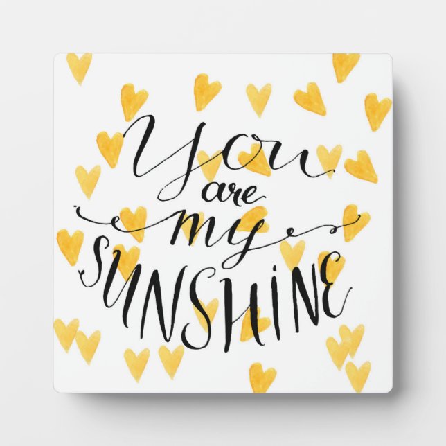 Placa Expositora Eres Mi Sol. (Frente)