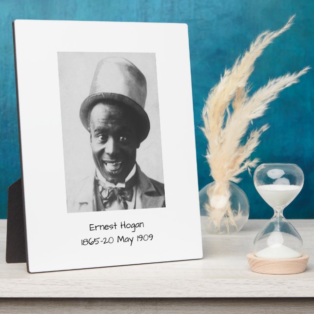 Placa Expositora Ernest Hogan (Lado)