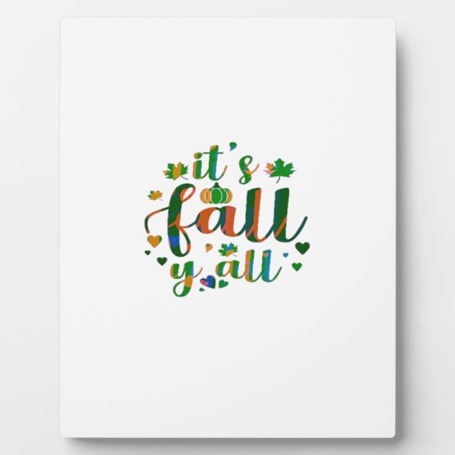Placa Expositora Es el estilo gráfico del otoño (Frente)