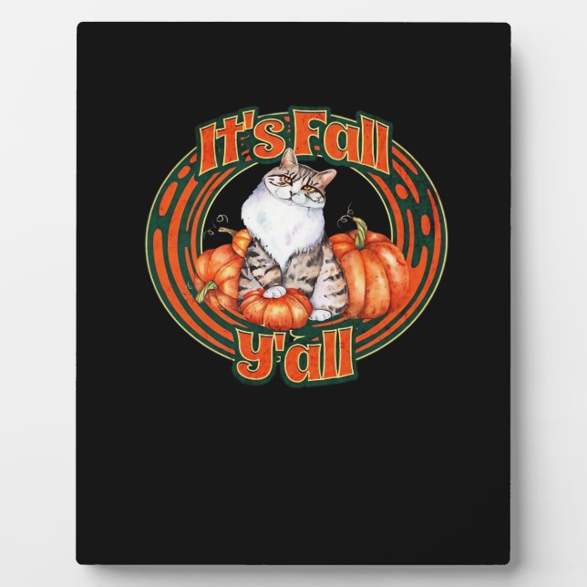 Placa Expositora Es Fall Y Pumpkins (Frente)