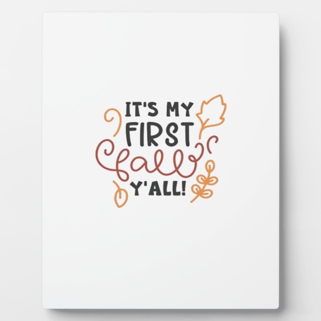Placa Expositora Es mi primer otoño (Frente)