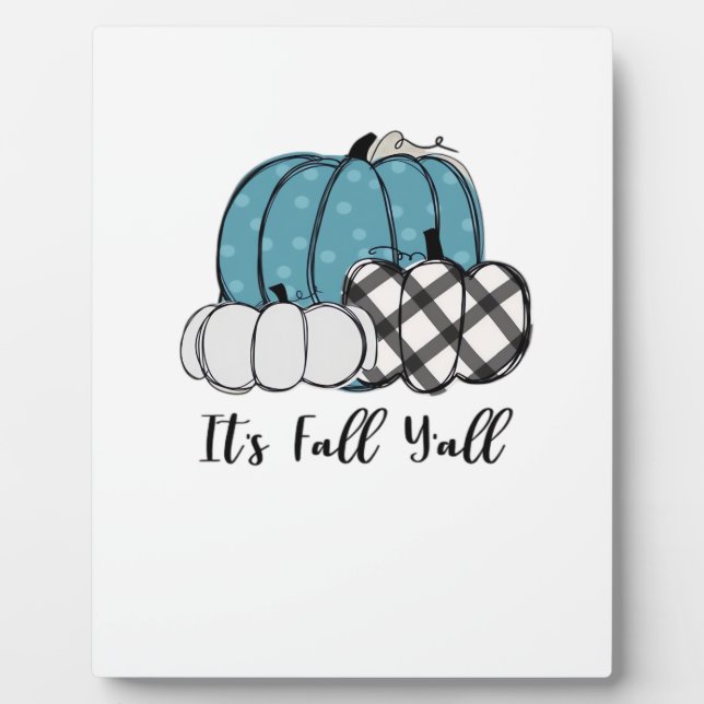 Placa Expositora Es único en Guay en Fall Y'all (Frente)