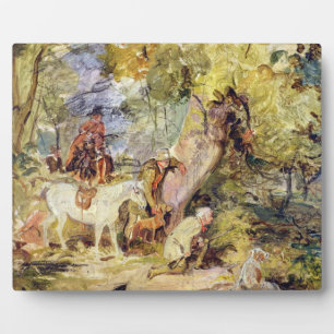 Placa Expositora Esbozo para el "Cerebro de los Foresters" (aceite 