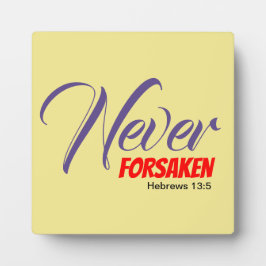 Placa Expositora Escrito Hebreos Sagrada Escritura Amarillo Cristia