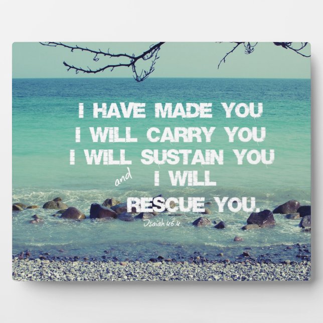 Placa Expositora Escritura bíblica versada (Frente)