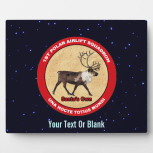 Placa Expositora Escuadrón de elevador de aire polar propio de Sant