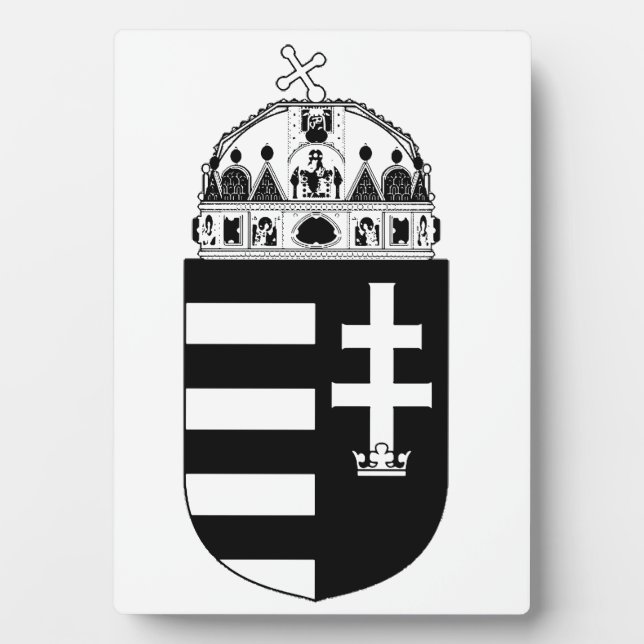 Placa Expositora Escudo de armas de Hungría (Frente)