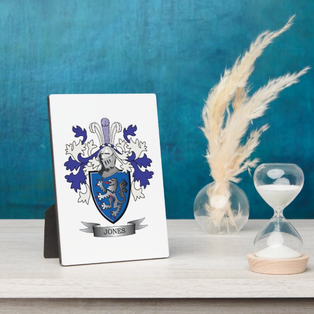Placa Expositora Escudo de armas de Jones (Lado)