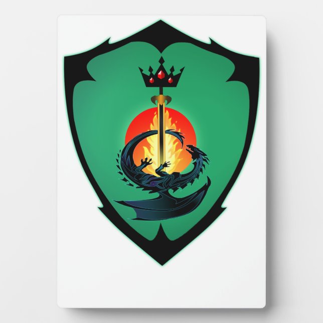 Placa Expositora Escudo de armas de Rethven (Frente)