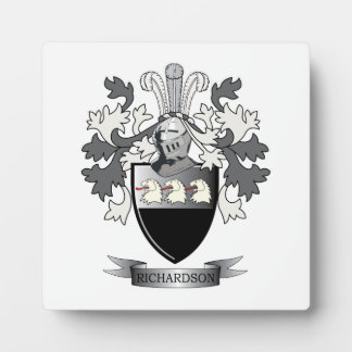 Placa Expositora Escudo de armas de Richardson