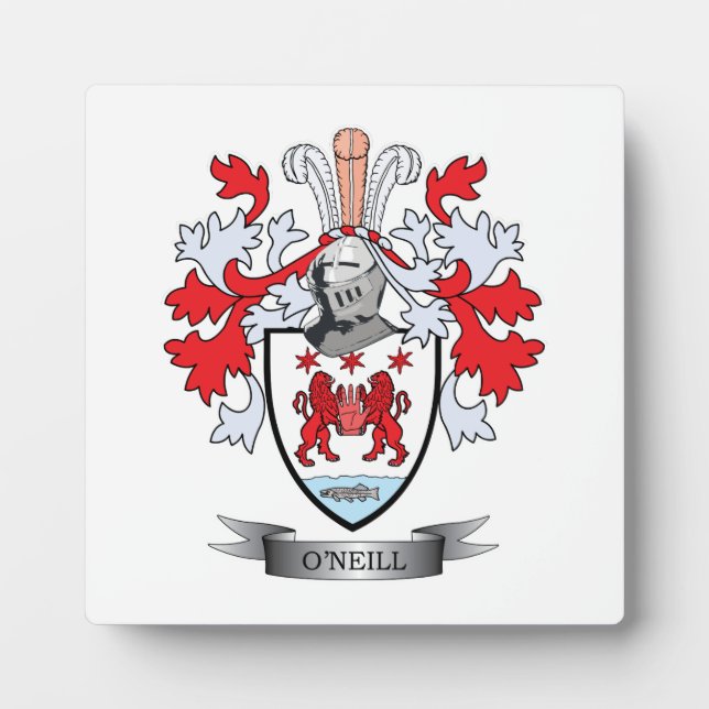 Placa Expositora Escudo de armas O'Neill (Frente)