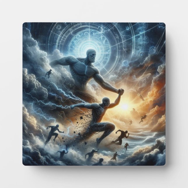 Placa Expositora Escudo de fe (Frente)