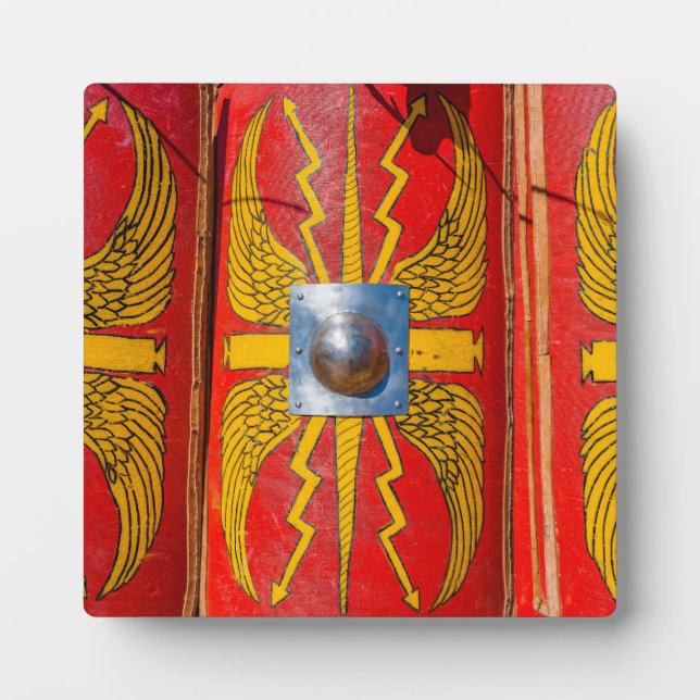 Placa Expositora Escudo militar romano - Esctum (Frente)