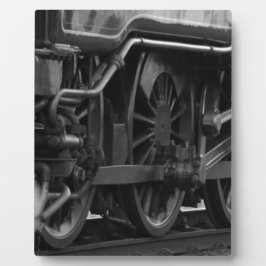 Placa Expositora Escuela mecánica de locomotoras