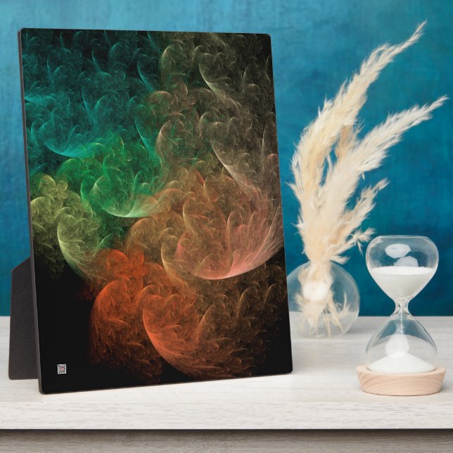 Placa Expositora Espacio de ave de arte abstracto (Lado)
