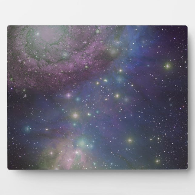 Placa Expositora Espacio, estrellas, galaxias y nebulosas (Frente)