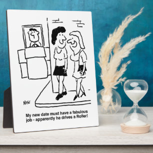 Placa Expositora Esperando a conocer a la fecha quién impulsa "un R