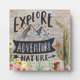 Placa Expositora Esperanzas de exploración