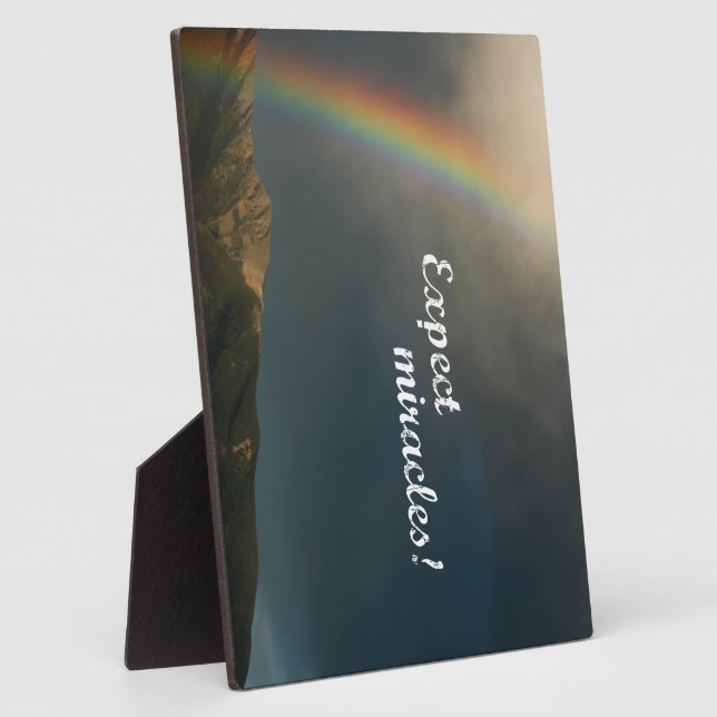 Placa Expositora ¡Esperen Milagros! (Lado)