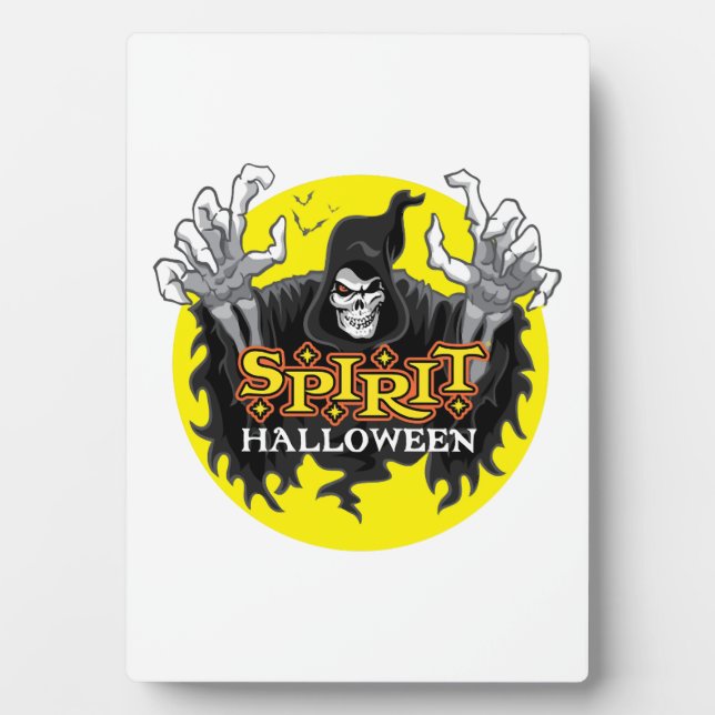 Placa Expositora Espíritu de Halloween (Frente)