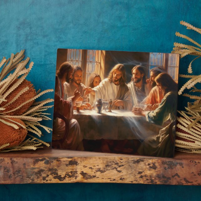 Placa Expositora Espiritual Jesús Plaque (Lado)