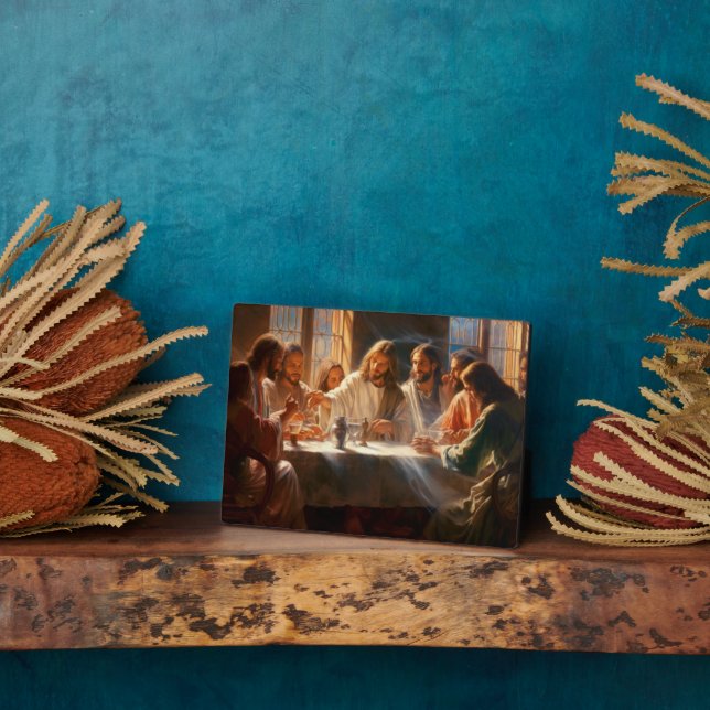 Placa Expositora Espiritual Jesús Plaque (Lado)