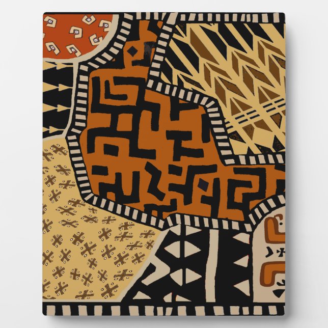 Placa Expositora Espíritus de la Tierra del Chamán Africano (Frente)