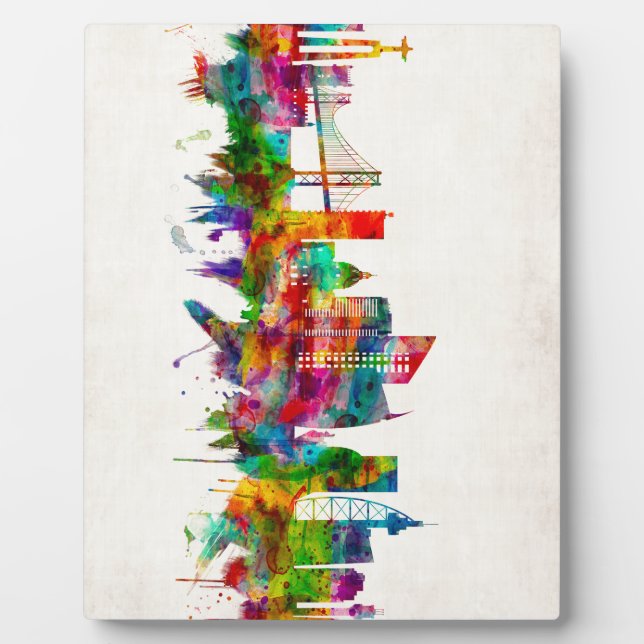 Placa Expositora Esquina de Lisboa Portugal (Frente)