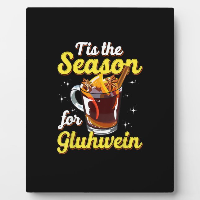 Placa Expositora Esta Es La Temporada De Gluhwein Spiced Mulled Win (Frente)