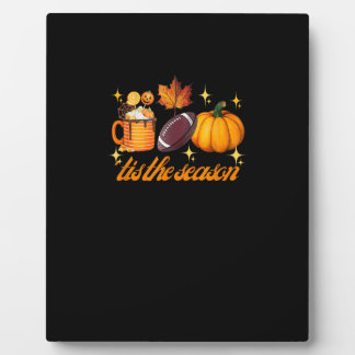Placa Expositora Esta es la temporada de la hoja de calabaza Latte