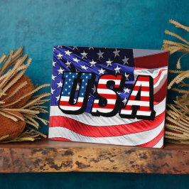 Placa Expositora Estados Unidos - Bandera estadounidense