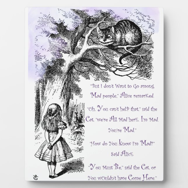 Placa Expositora Estamos todos locos aquí (Frente)