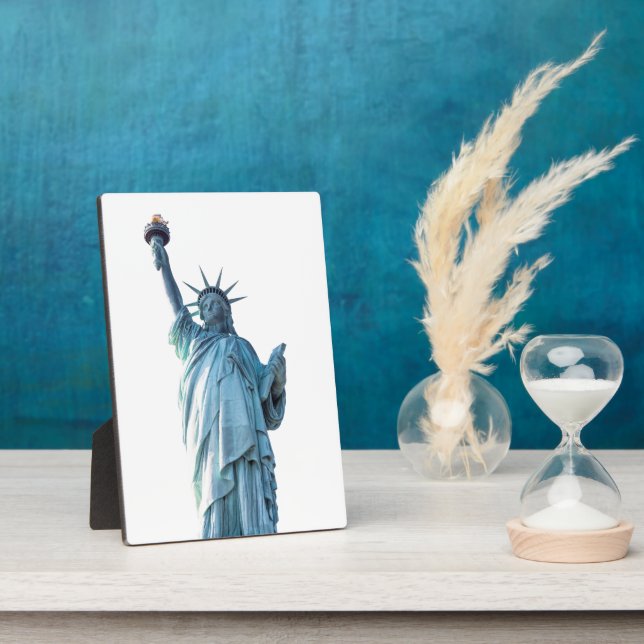 Placa Expositora Estatua de la libertad (Lado)