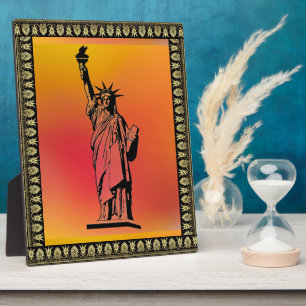 Placa Expositora Estatua de la Libertad