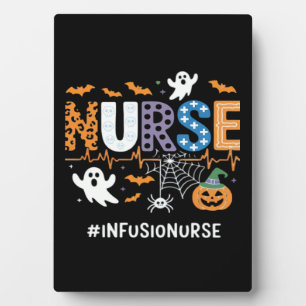 Placa Expositora Estetoscopio de enfermera de infusión Halloween Es