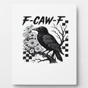Placa Expositora Estilo divertido y esencial de F Caw F