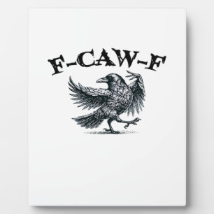 Placa Expositora Estilo Retro F-Caw-F