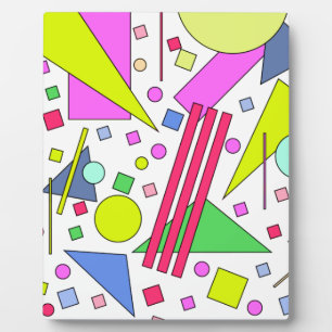 Placa Expositora Estilo retro vintage de los años 80 y 90