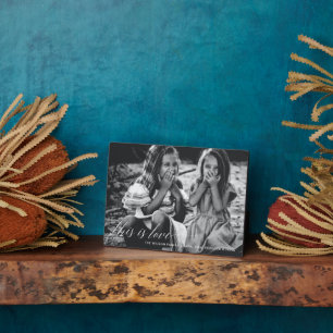 Placa Expositora Esto es amor Simple Script Photo Valentines