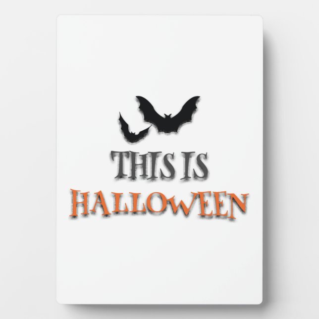 Placa Expositora Esto Es Halloween   (Frente)