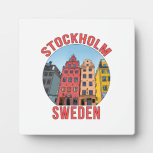 Placa Expositora Estocolmo Suecia