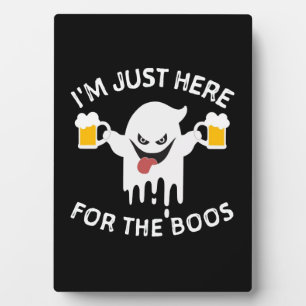 Placa Expositora Estoy aquí por la divertida Halloween de Boos