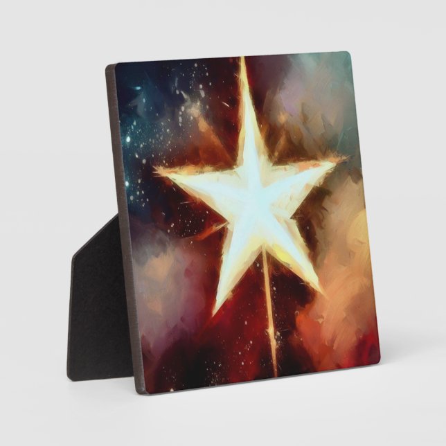 Placa Expositora Estrella 1 de los navidades (Anverso)