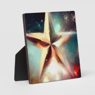 Placa Expositora Estrella 2 navidades